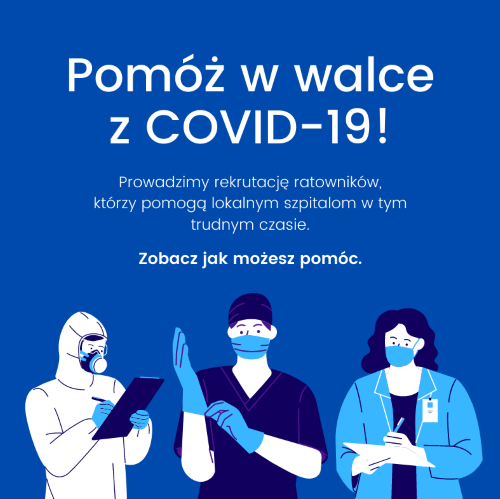 Pomóżmy w walce z pandemią! – Rekrutujemy do grupy zadaniowej